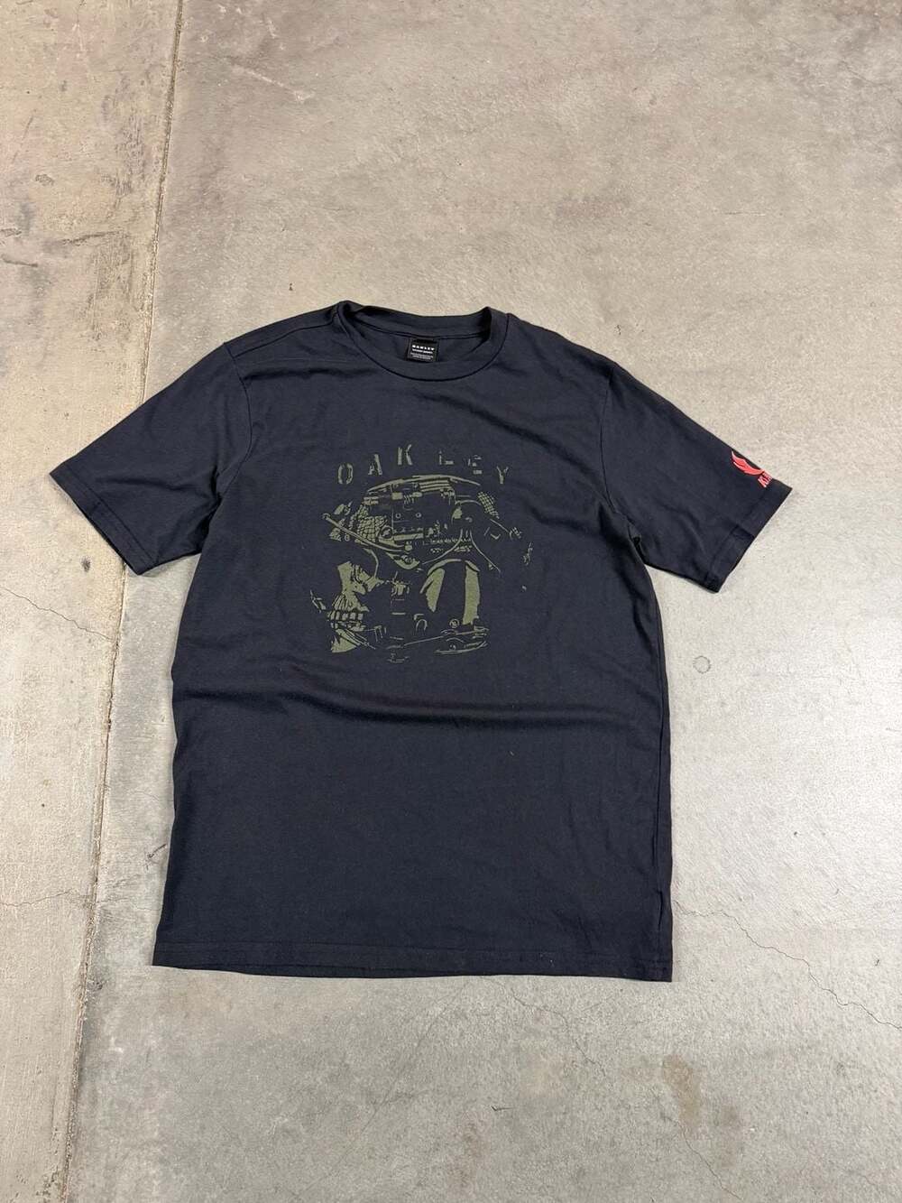 Oakley Graphic T-Shirt Black Military Logo